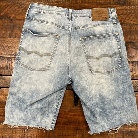 American Eagle Outfitters Relaxed Blue Jeans Vintage Distressed - Picture 3 of 3